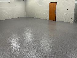 Epoxy Quartz Flooring for High School Bathroom