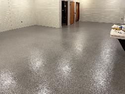 Epoxy Quartz Flooring for High School Bathroom