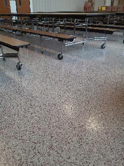 Cafeteria Epoxy Flake Flooring