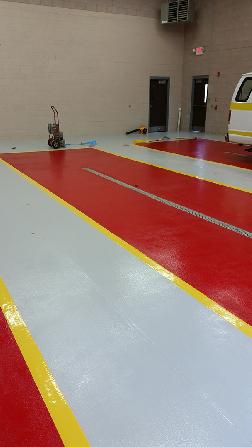 Commercial Garage Firehouse Flooring