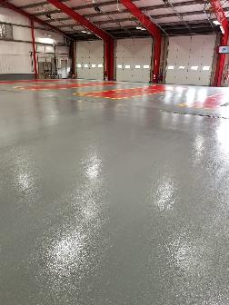 Commercial Industrial Garage Epoxy Floor