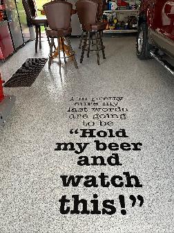 Custom Epoxy Garage Flooring Installation