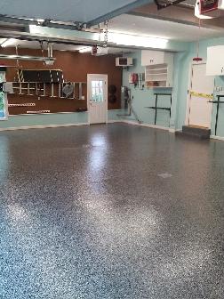 Epoxy Chip Garage Floor