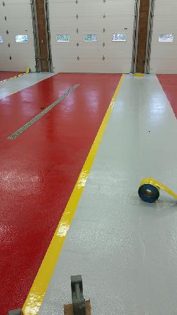 Epoxy Firehouse Garage Flooring