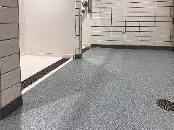 Epoxy Quartz Flooring Installation