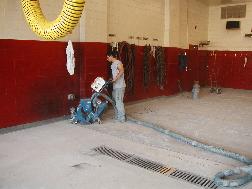 Firehouse Concrete Garage Floor Finishing