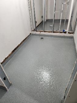 grey epoxy flooring