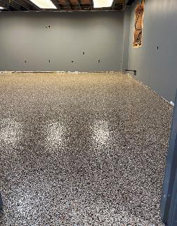 Industrial Office Epoxy Flake Flooring