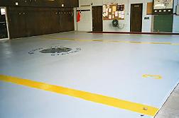 Mt Troy Firehall Floor Installation