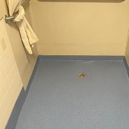 Quartz Epoxy Commercial Shower Flooring