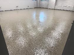 school laboratory epoxy quartz flooring
