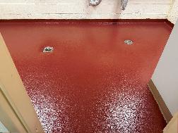 Solid Epoxy Commercial Laundry Flooring Installation