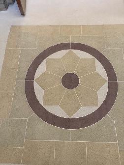 Custom Terrazzo Abstract Mosaic Installation