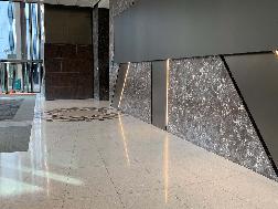 US Steel Tower Terrazzo Mosaic Flooring